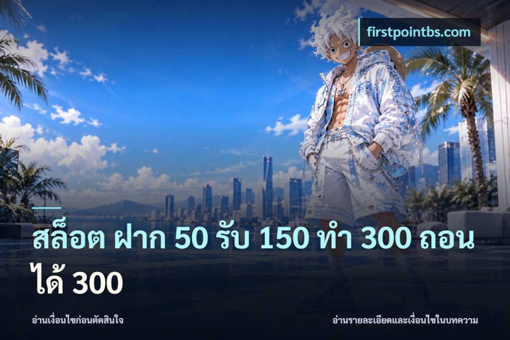 สล็อต ฝาก 50 รับ 150 ทํา 300 ถอนได้ 300