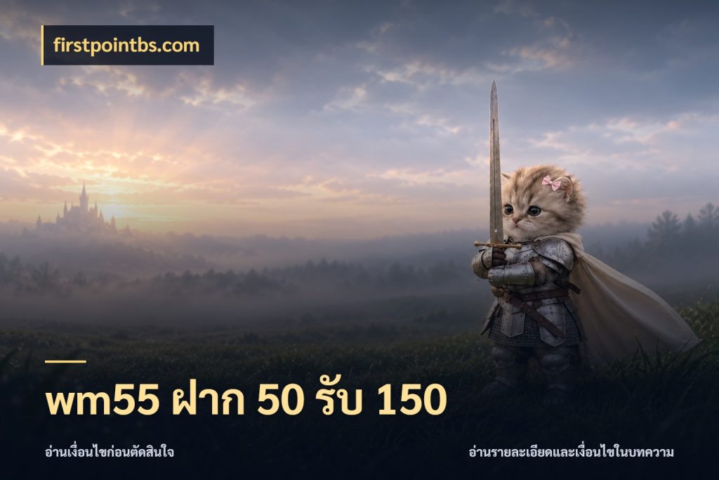 wm55 ฝาก 50 รับ 150 จุดเด่นของเครดิตที่คนชอบเกมอยากรู้ สไตล์ firstpointbs.com