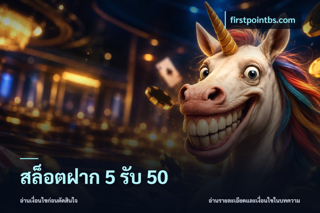 สล็อตฝาก 5 รับ 50