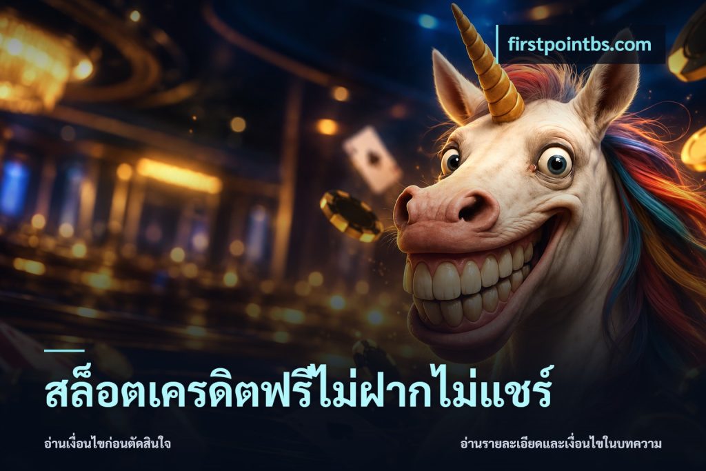 สล็อตเครดิตฟรีไม่ฝากไม่แชร์