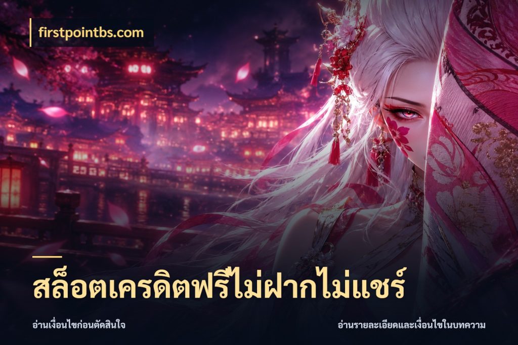 สล็อตเครดิตฟรีไม่ฝากไม่แชร์ สิทธิ์ที่สายโบนัสสนใจกับวิธีรับ สไตล์ firstpointbs.com