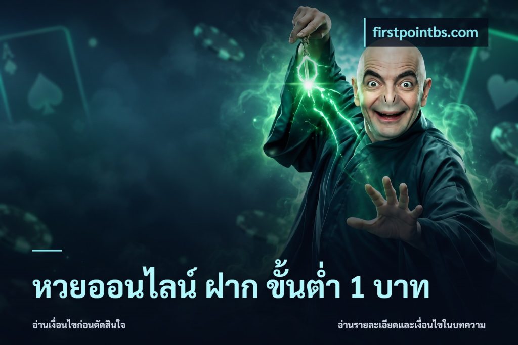 หวยออนไลน์ ฝาก ขั้นต่ำ 1 บาท