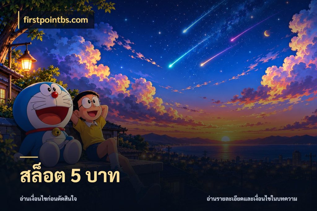 สล็อต 5 บาท ทุนเบาก็มีสีสันในจังหวะของคุณ ในมุม firstpointbs.com