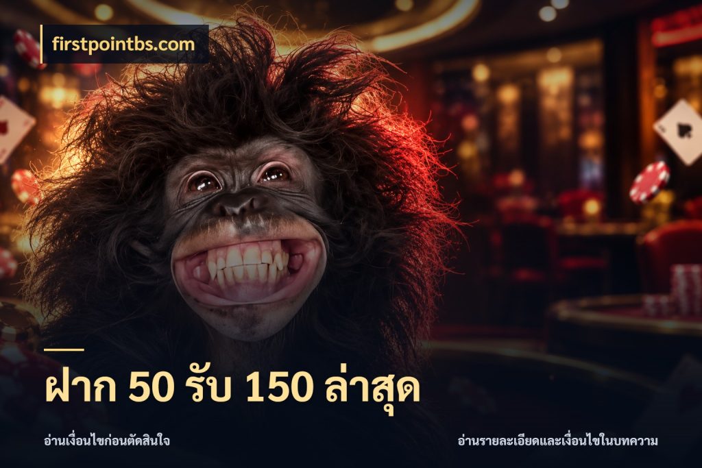 ฝาก 50 รับ 150 ล่าสุด จับคู่โบนัสกับสไตล์เกมที่ชอบ ในมุม firstpointbs.com