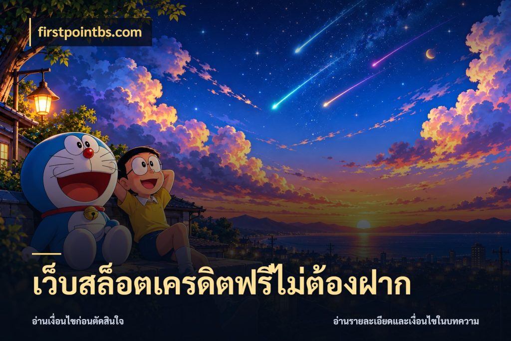 เว็บสล็อตเครดิตฟรีไม่ต้องฝาก สิทธิ์ที่สายโบนัสสนใจกับวิธีรับ ในมุม firstpointbs.com
