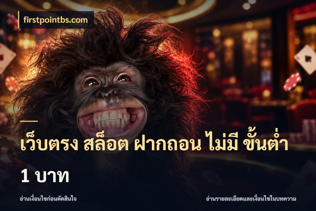 เว็บตรง สล็อต ฝากถอน ไม่มี ขั้นต่ํา 1 บาท สายทุนน้อยเลือกความสนุกให้พอดี ในมุม firstpointbs.com