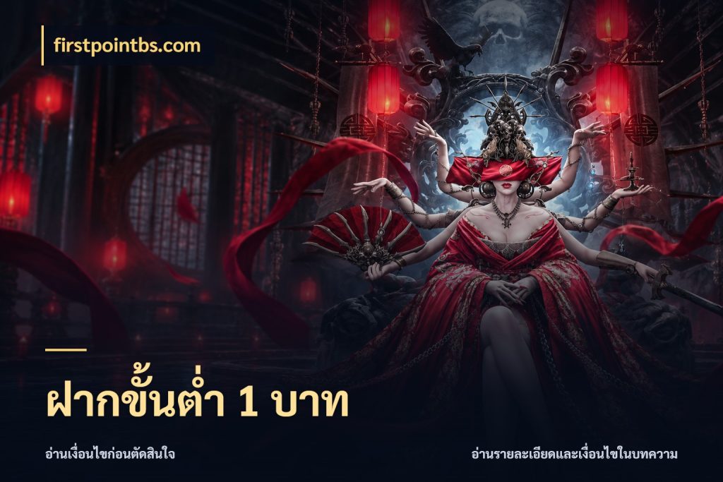 ฝากขั้นต่ำ 1 บาท ทุนเบาก็มีสีสันในจังหวะของคุณ กับ firstpointbs.com