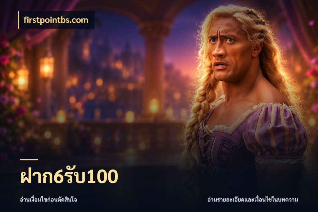 ฝาก6รับ100 รูปแบบโบนัสกับสิทธิ์ของสายเกม กับ firstpointbs.com