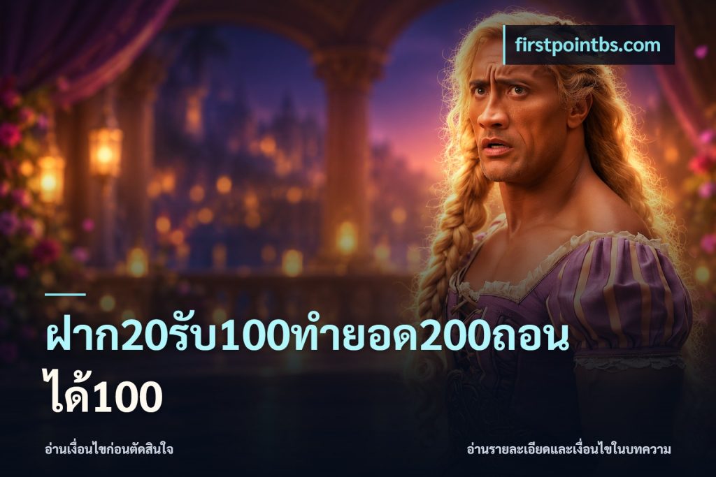 ฝาก20รับ100ทํายอด200ถอนได้100