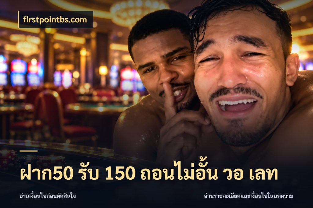 ฝาก50 รับ 150 ถอนไม่อั้น วอ เลท เครดิตกับรูปแบบโปรที่ตรงใจ กับ firstpointbs.com