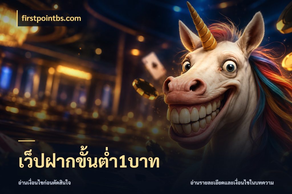 เว็ปฝากขั้นต่ำ1บาท firstpointbs.com เปิดมุมยอดเริ่มต้นสำหรับคนชอบเกม