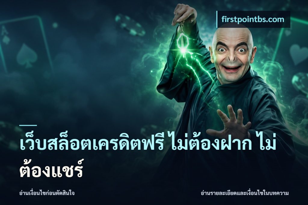 เว็บสล็อตเครดิตฟรี ไม่ต้องฝาก ไม่ต้องแชร์