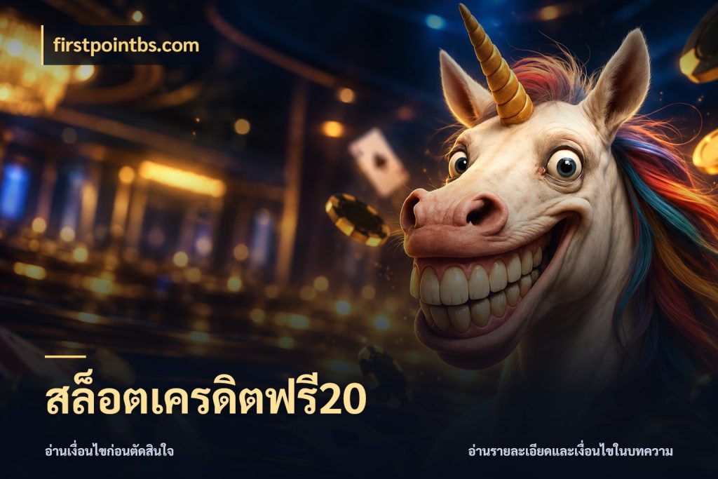 สล็อตเครดิตฟรี20 รู้จักยอดและขอบเขตของเครดิตฟรี กับ firstpointbs.com