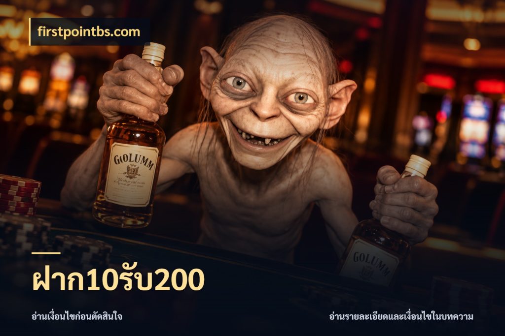 ฝาก10รับ200 เปิดมุมโปรให้เข้ากับเกมแนวโปรด สไตล์ firstpointbs.com