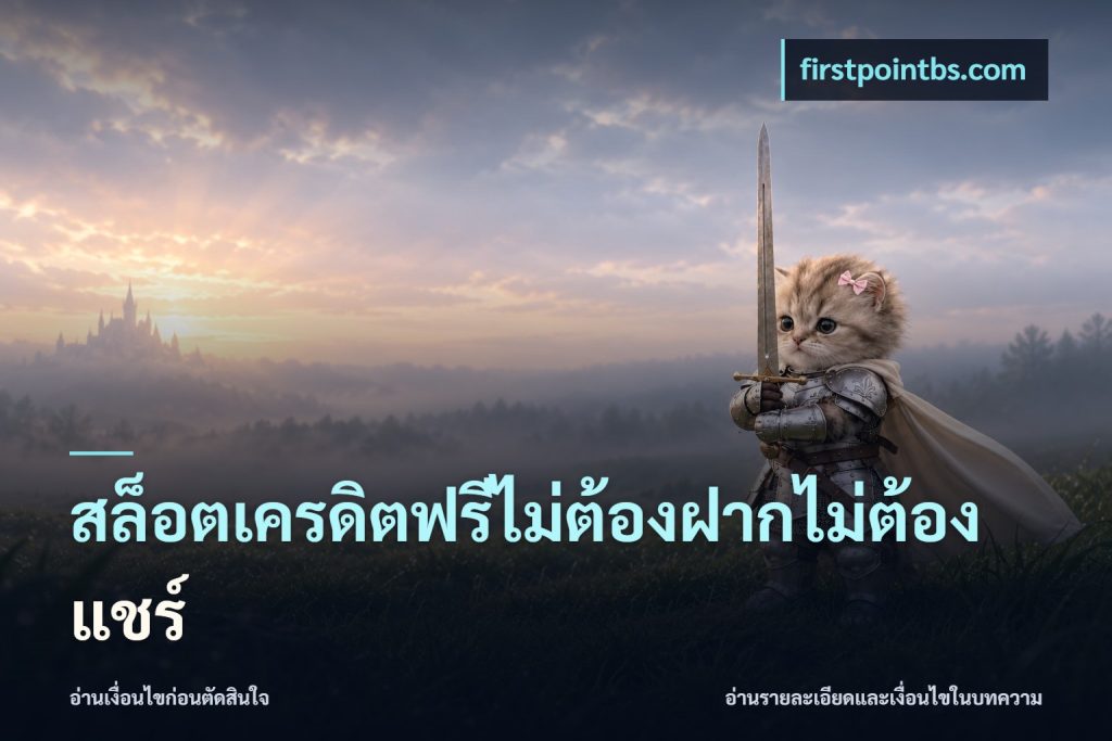 สล็อตเครดิตฟรีไม่ต้องฝากไม่ต้องแชร์