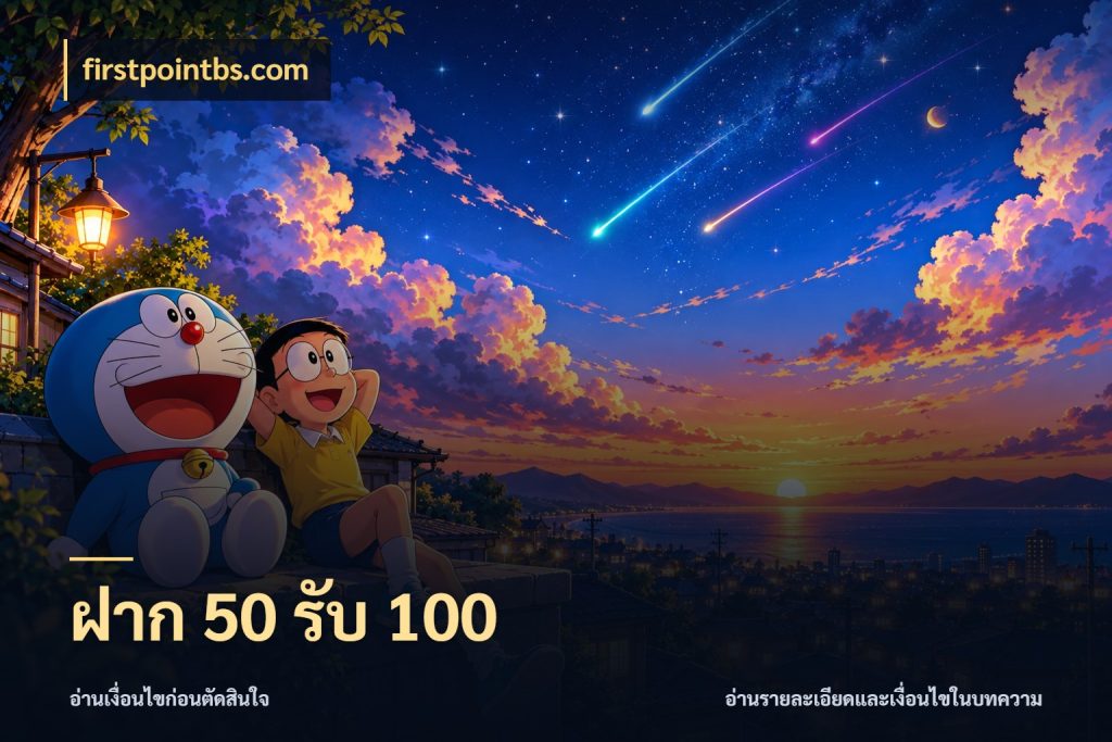 ฝาก 50 รับ 100