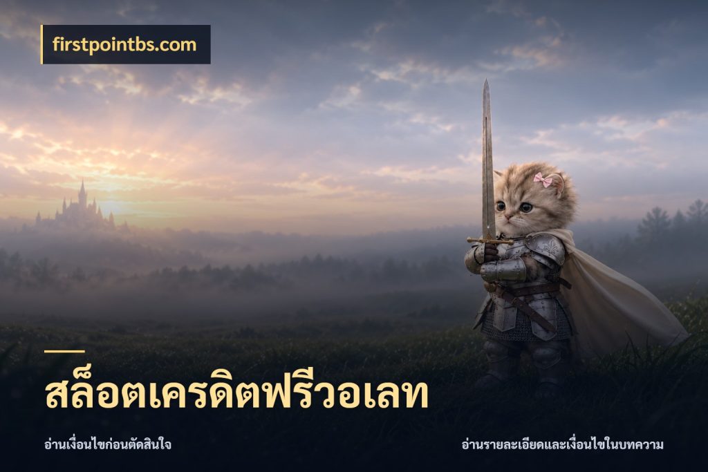 สล็อตเครดิตฟรีวอเลท จับมุมเด่นของเครดิตฟรีให้ตรงใจ กับ firstpointbs.com