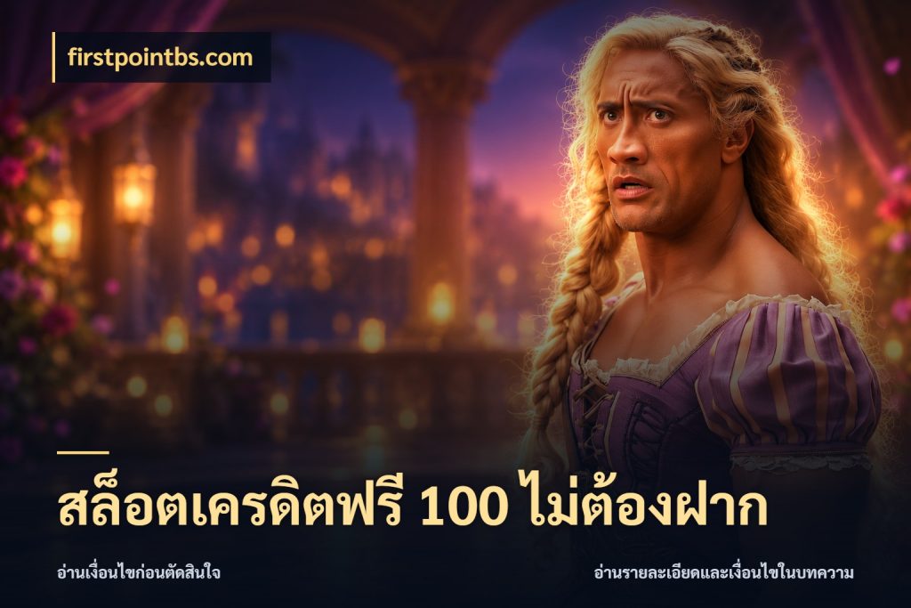 สล็อตเครดิตฟรี 100 ไม่ต้องฝาก