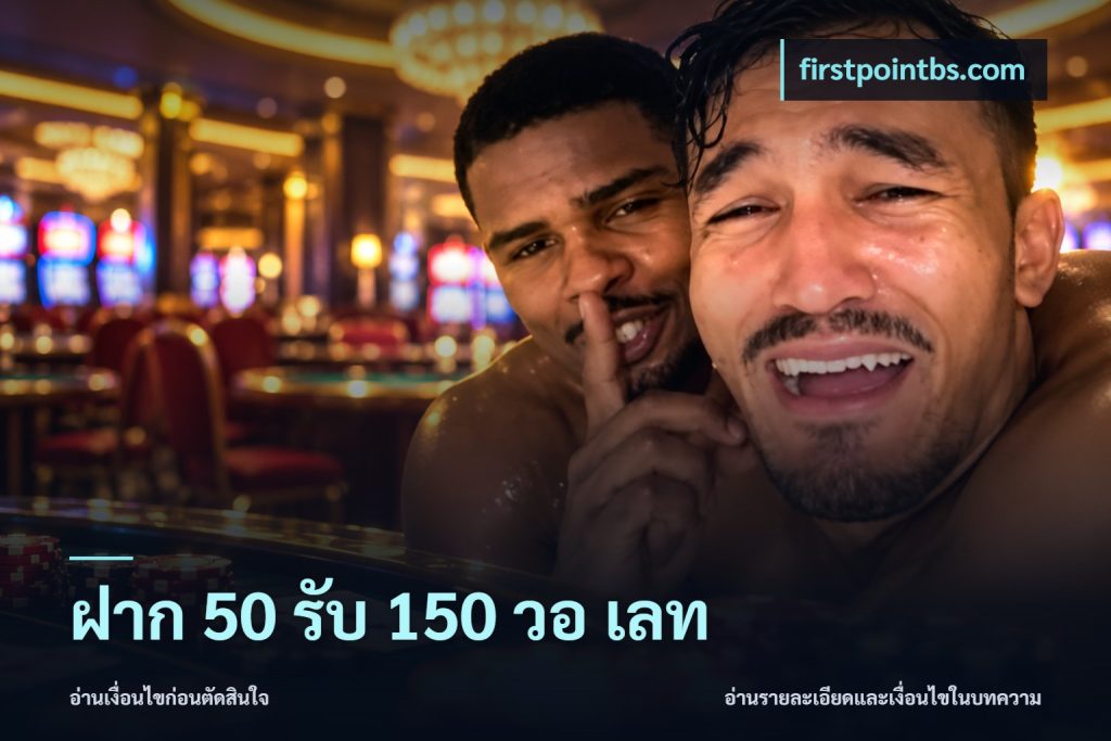 ฝาก 50 รับ 150 วอ เลท