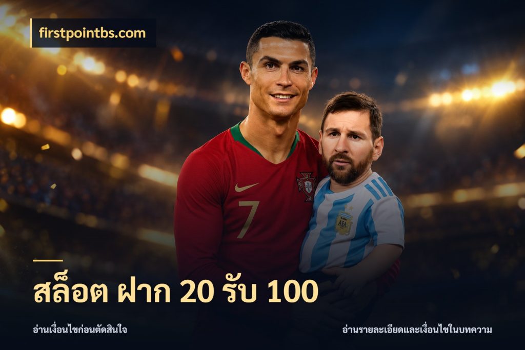 สล็อต ฝาก 20 รับ 100 สนุกกับตัวเลือกโปรในสไตล์ของคุณ ในมุม firstpointbs.com