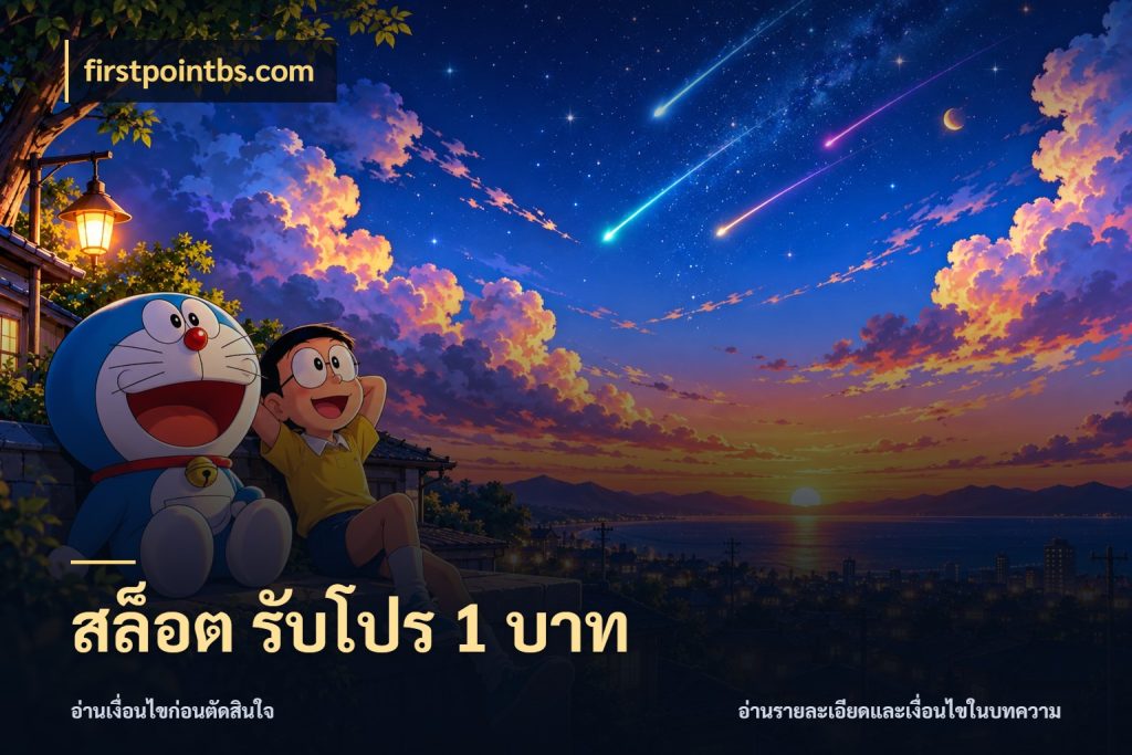 สล็อต รับโปร 1 บาท เงินตั้งต้นกับความสนุกที่คุณกำหนด กับ firstpointbs.com