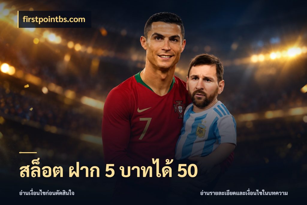 สล็อต ฝาก 5 บาทได้ 50 สายโบนัสเลือกจังหวะสนุกได้อย่างไร สไตล์ firstpointbs.com