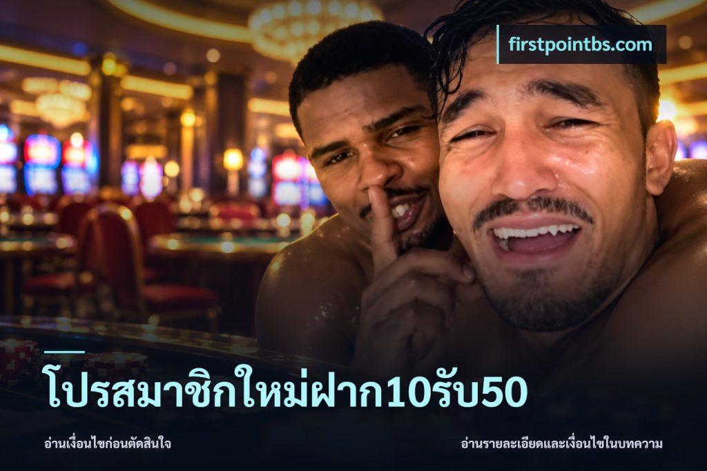 โปรสมาชิกใหม่ฝาก10รับ50