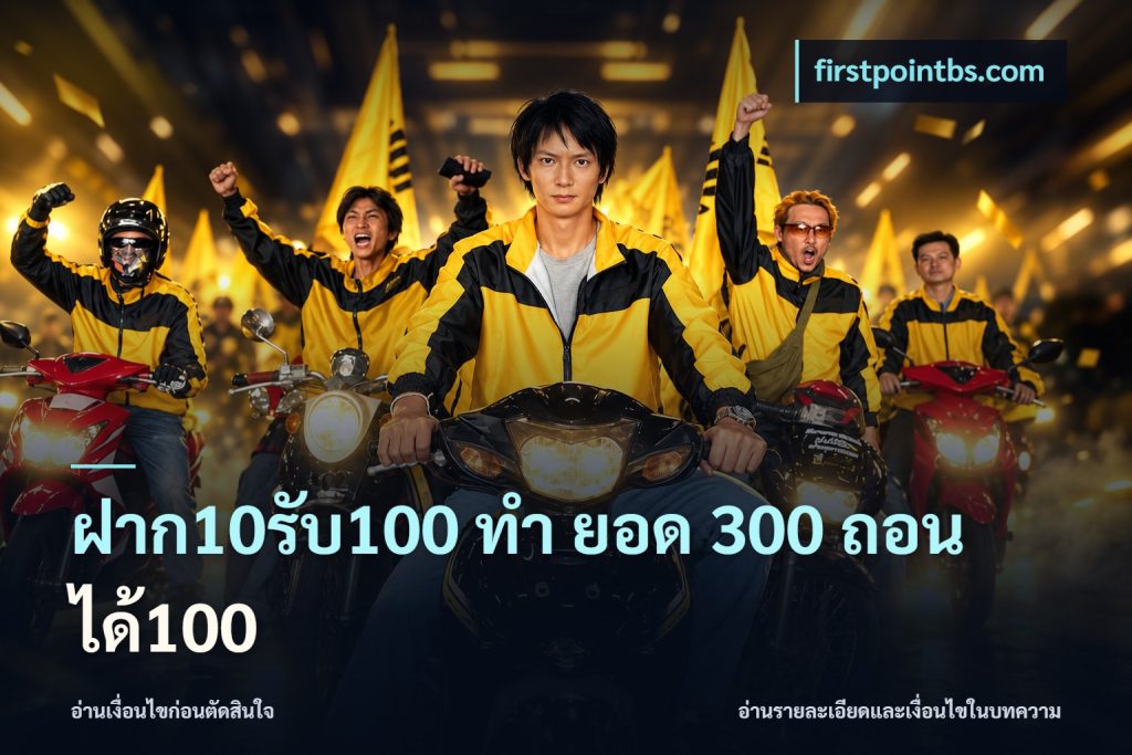 ฝาก10รับ100 ทํา ยอด 300 ถอนได้100