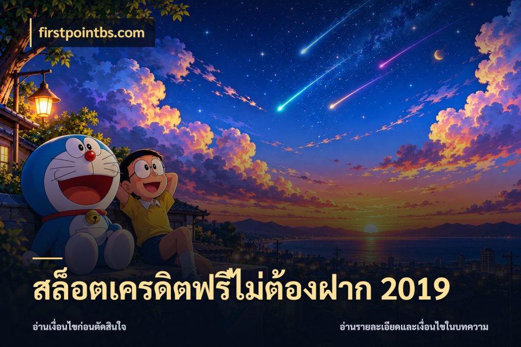 สล็อตเครดิตฟรีไม่ต้องฝาก 2019 สีสันของเครดิตฟรีและเกมแนวที่ชอบ ในมุม firstpointbs.com