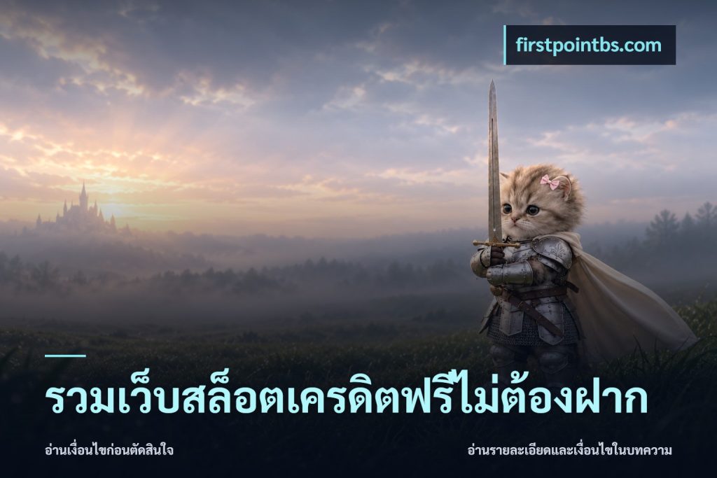 รวมเว็บสล็อตเครดิตฟรีไม่ต้องฝาก