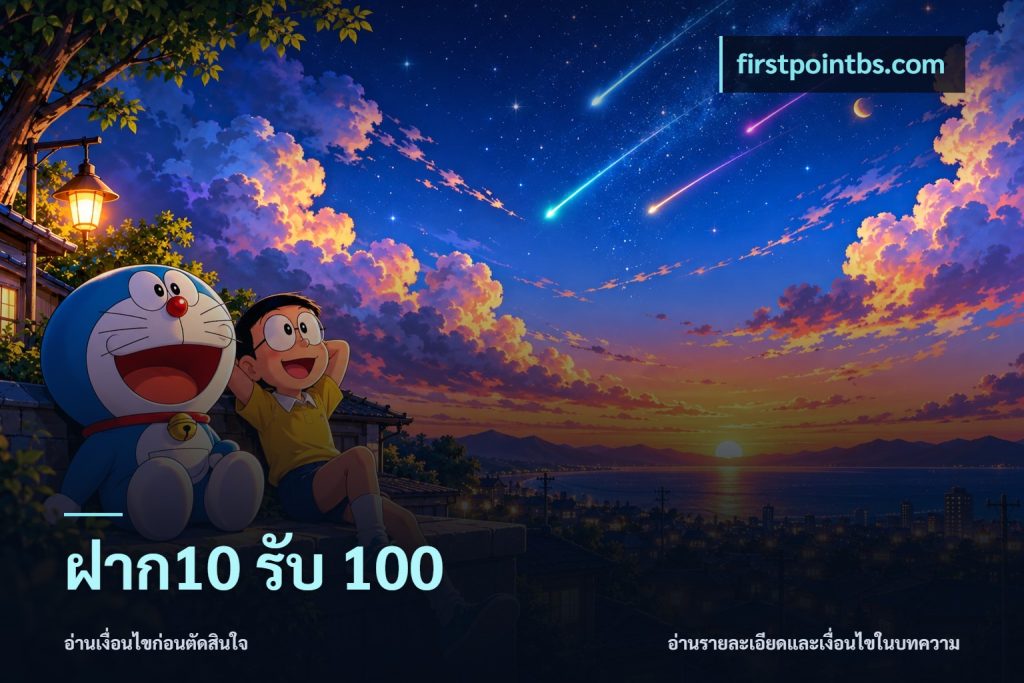 ฝาก10 รับ 100
