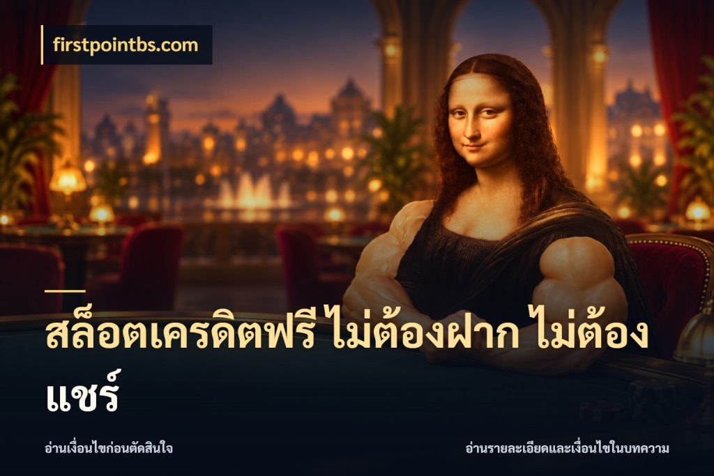 สล็อตเครดิตฟรี ไม่ต้องฝาก ไม่ต้องแชร์ เครดิตฟรีกับจังหวะลุ้นที่คุณเลือก สไตล์ firstpointbs.com